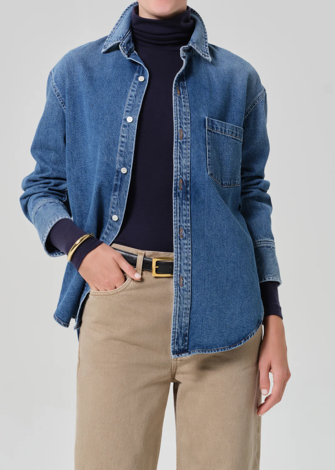 CITIZENS OF HUMANITY CARTER SHIRT IN CHAYA