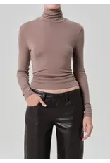 CITIZENS OF HUMANITY CARADENE TURTLENECK IN COCOA