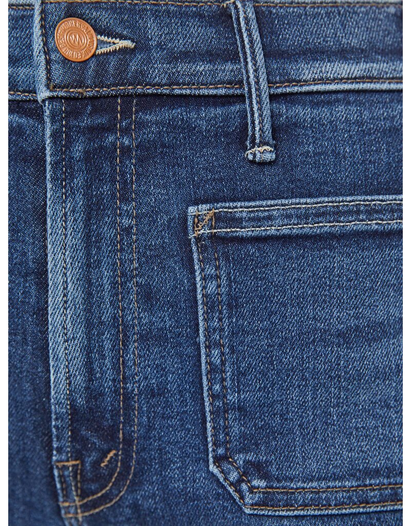 MOTHER DENIM THE HUSTLER ROLLER PATCH POCKET SKIMP IN ONE LAST SHOT