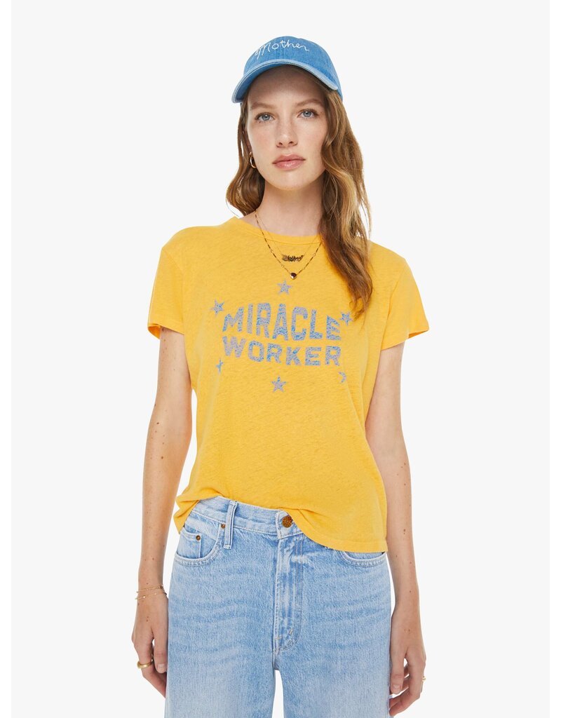 MOTHER DENIM THE SINFUL TEE IN MIRACLE WORKER