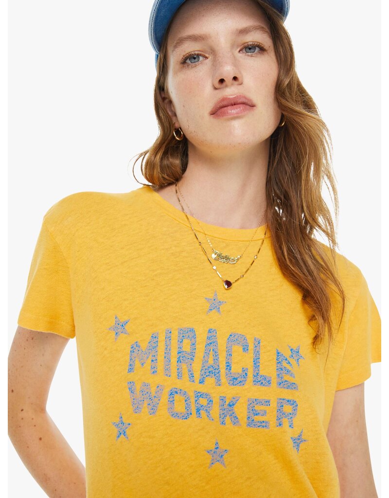 MOTHER DENIM THE SINFUL TEE IN MIRACLE WORKER