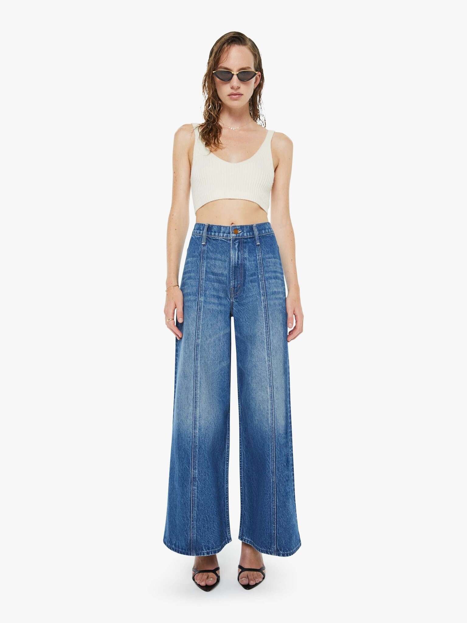 MOTHER DENIM THE LUNCH LINE FLOOD IN ON TAP