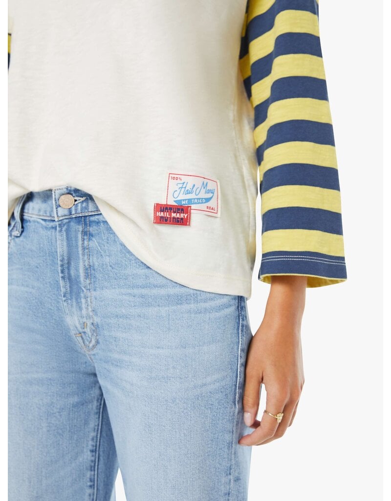 MOTHER DENIM THE LS CATCH IN 8 BALL