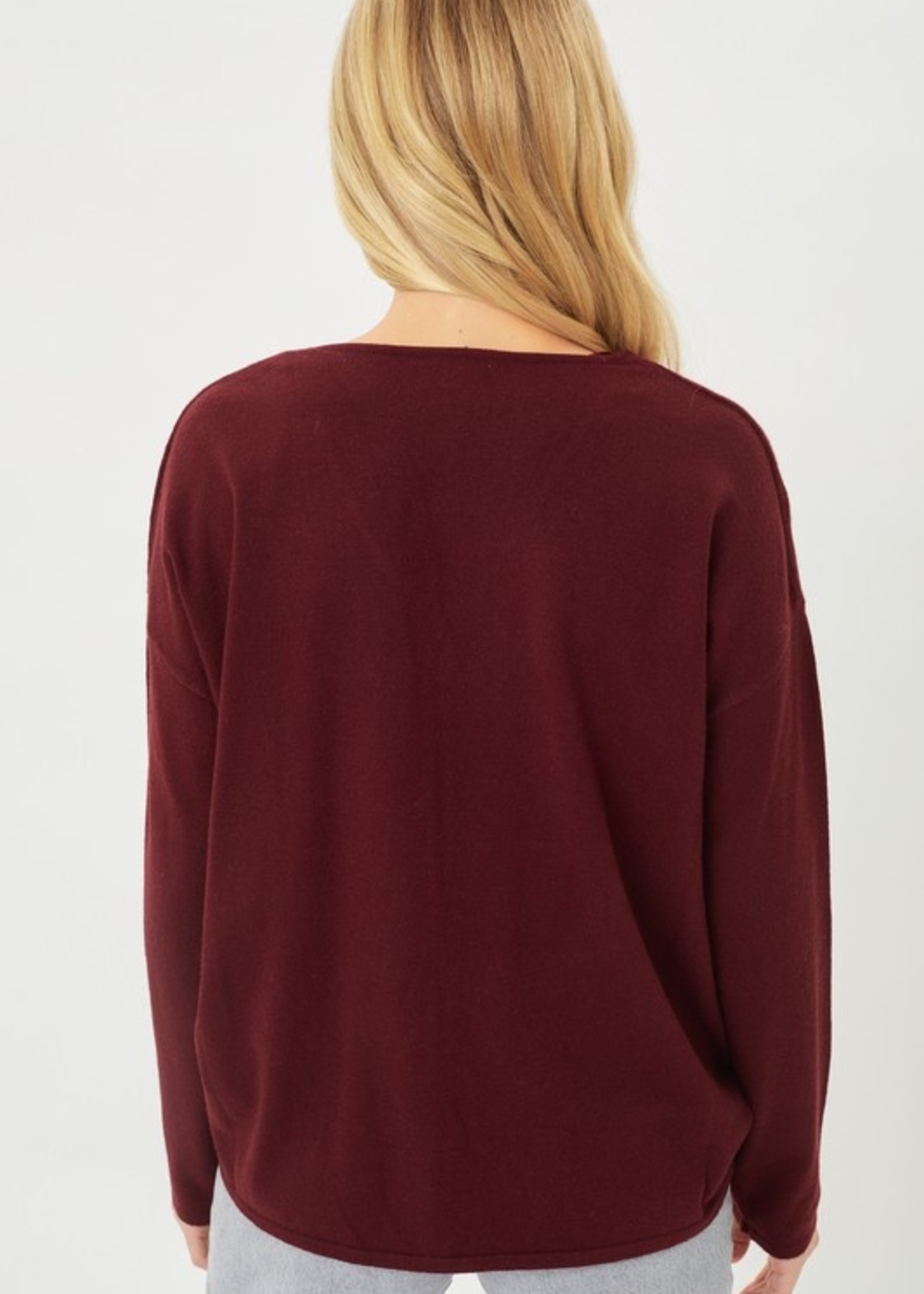 Ruched sweater 2 colors