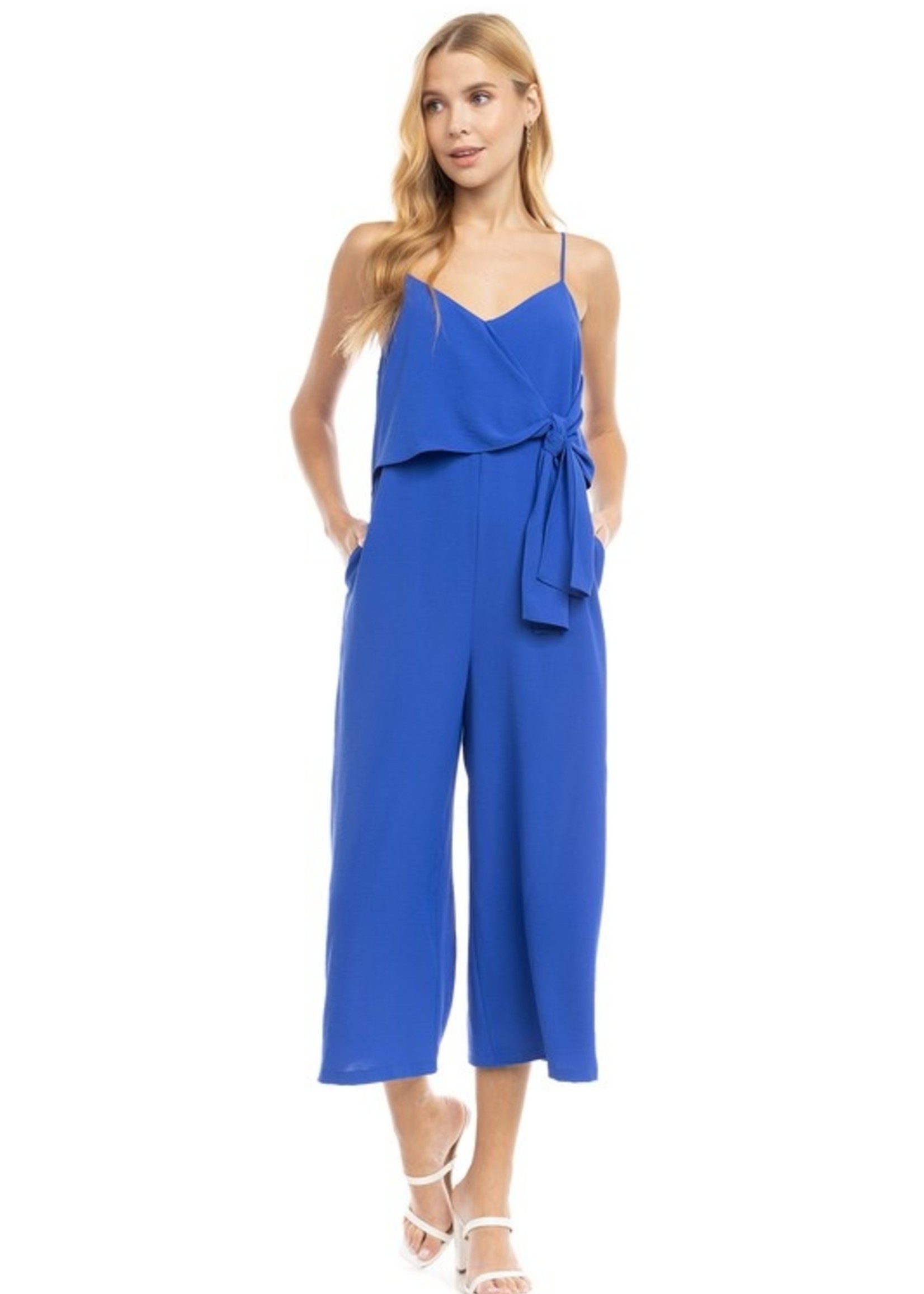 Side tie jumpsuit