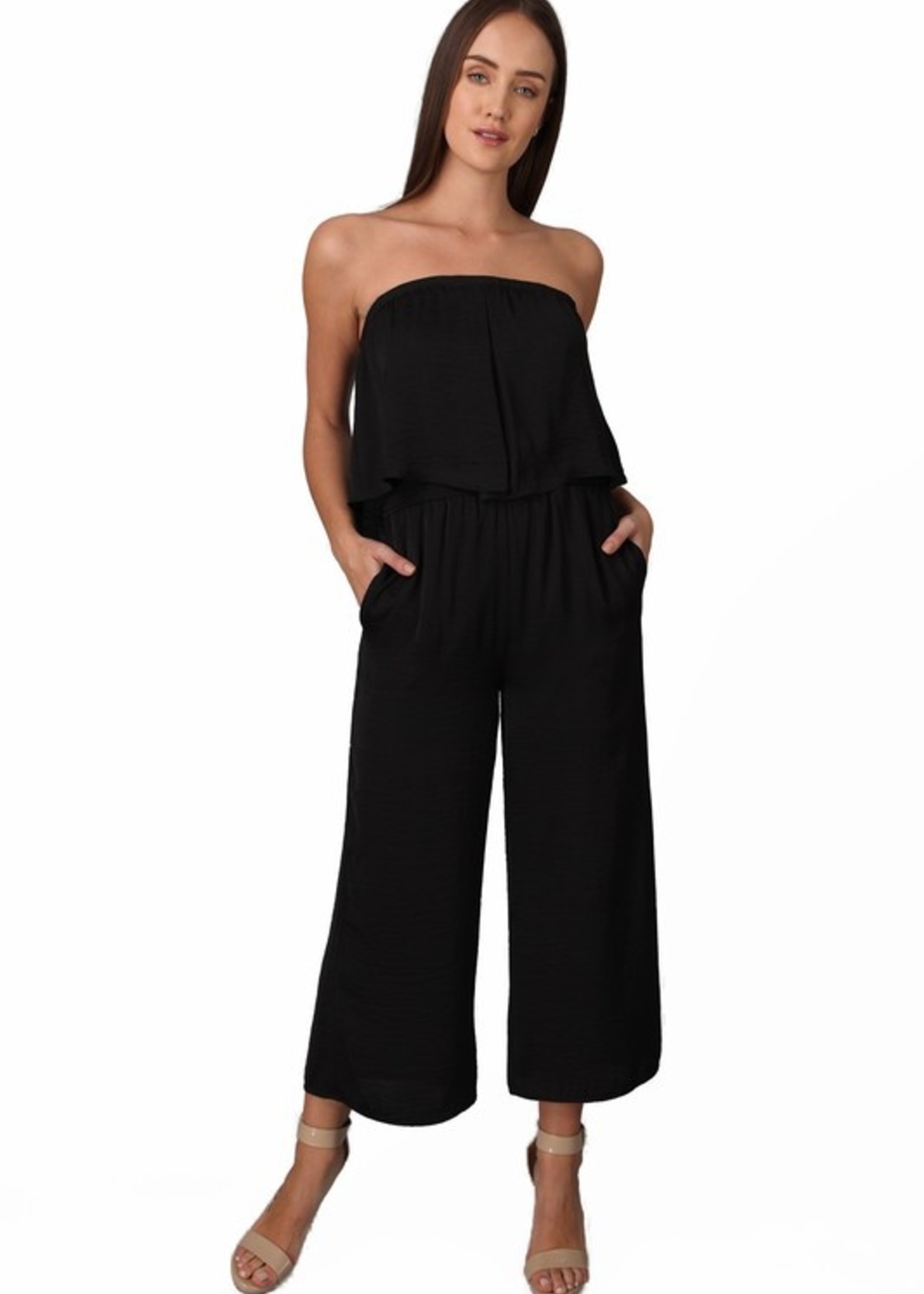 Layered tube jumpsuit +2 colors
