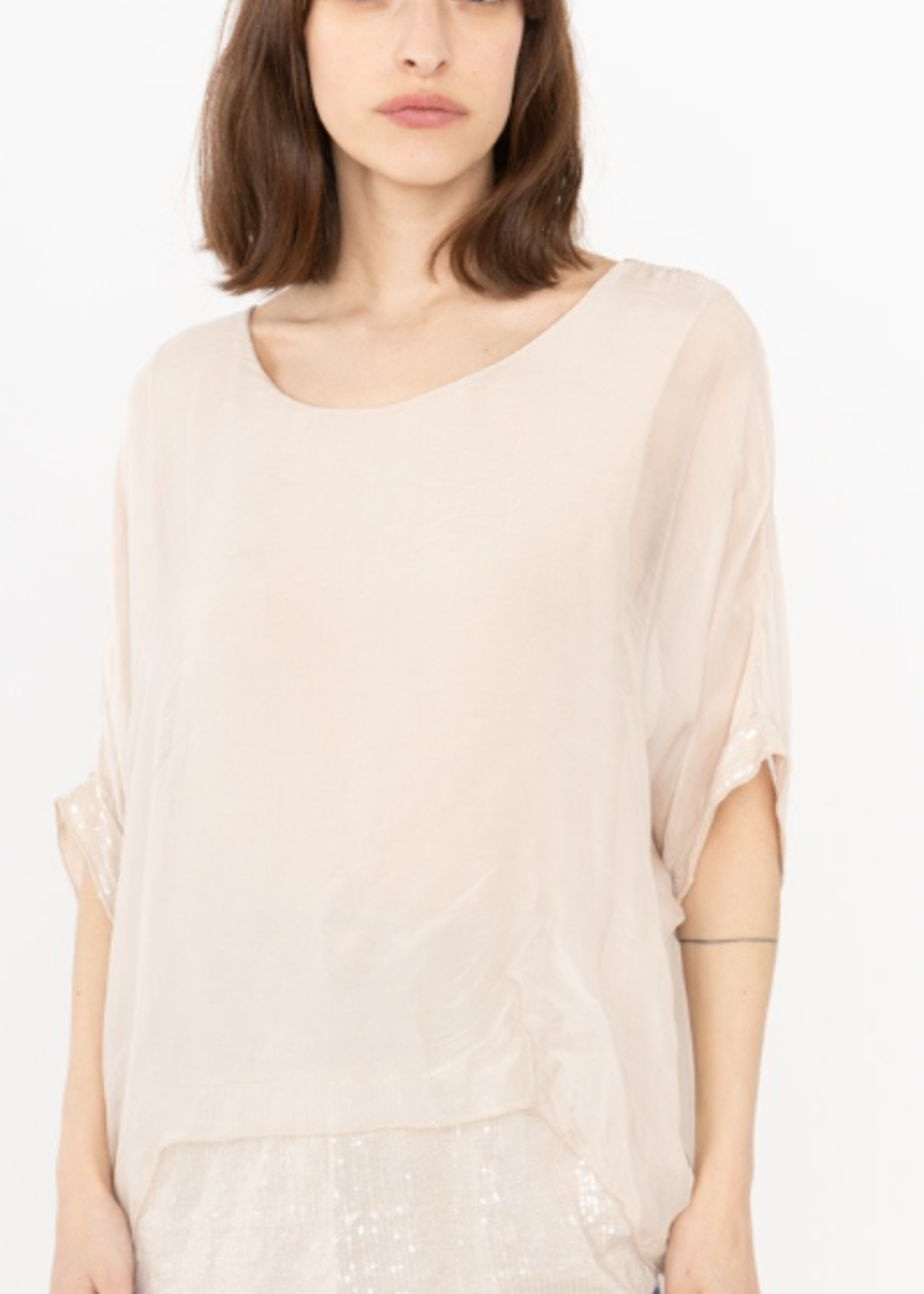 Sequins overlay top +3 colors