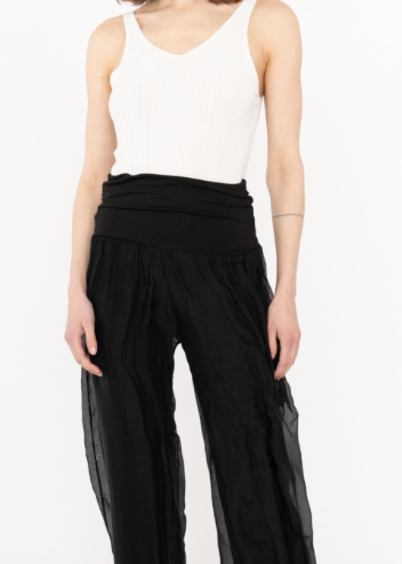 Silk overlay pant +5 colors