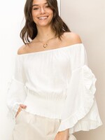 Ruffle Off Shoulder +3 colors