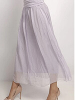 Silk overlay skirt +2 colors