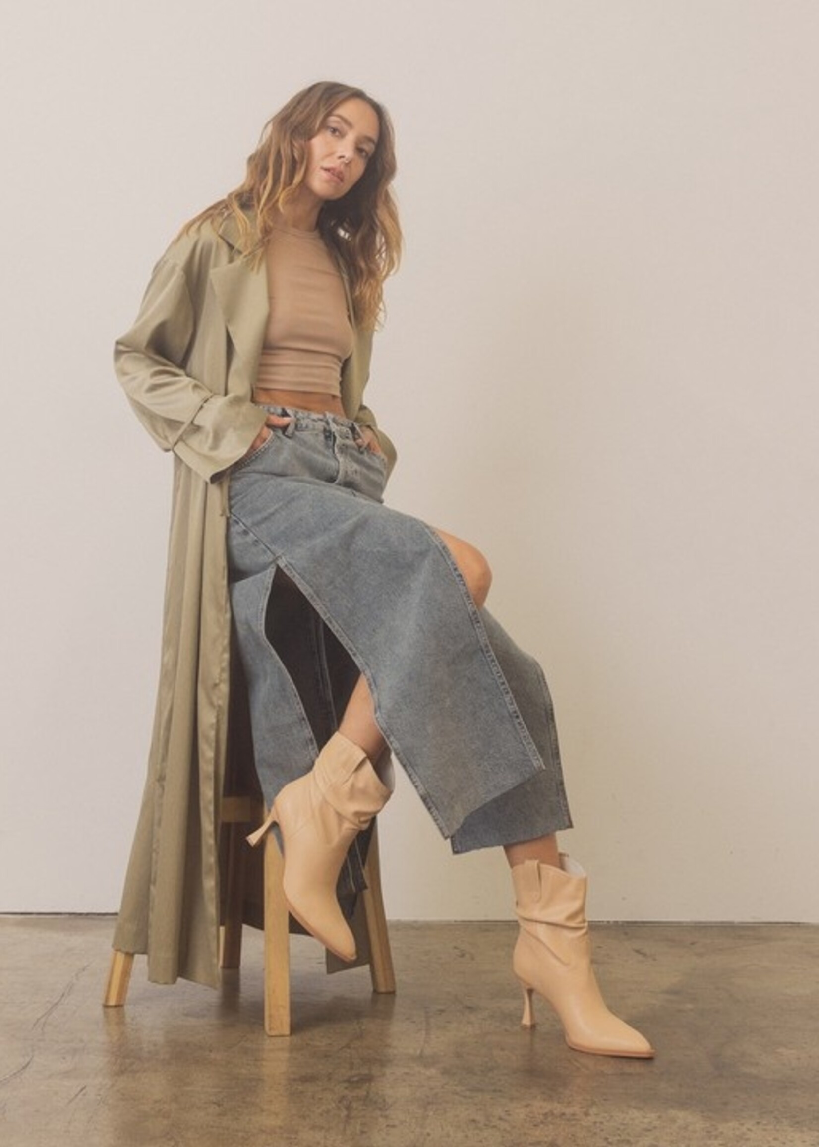 Western slouch bootie +2 colors