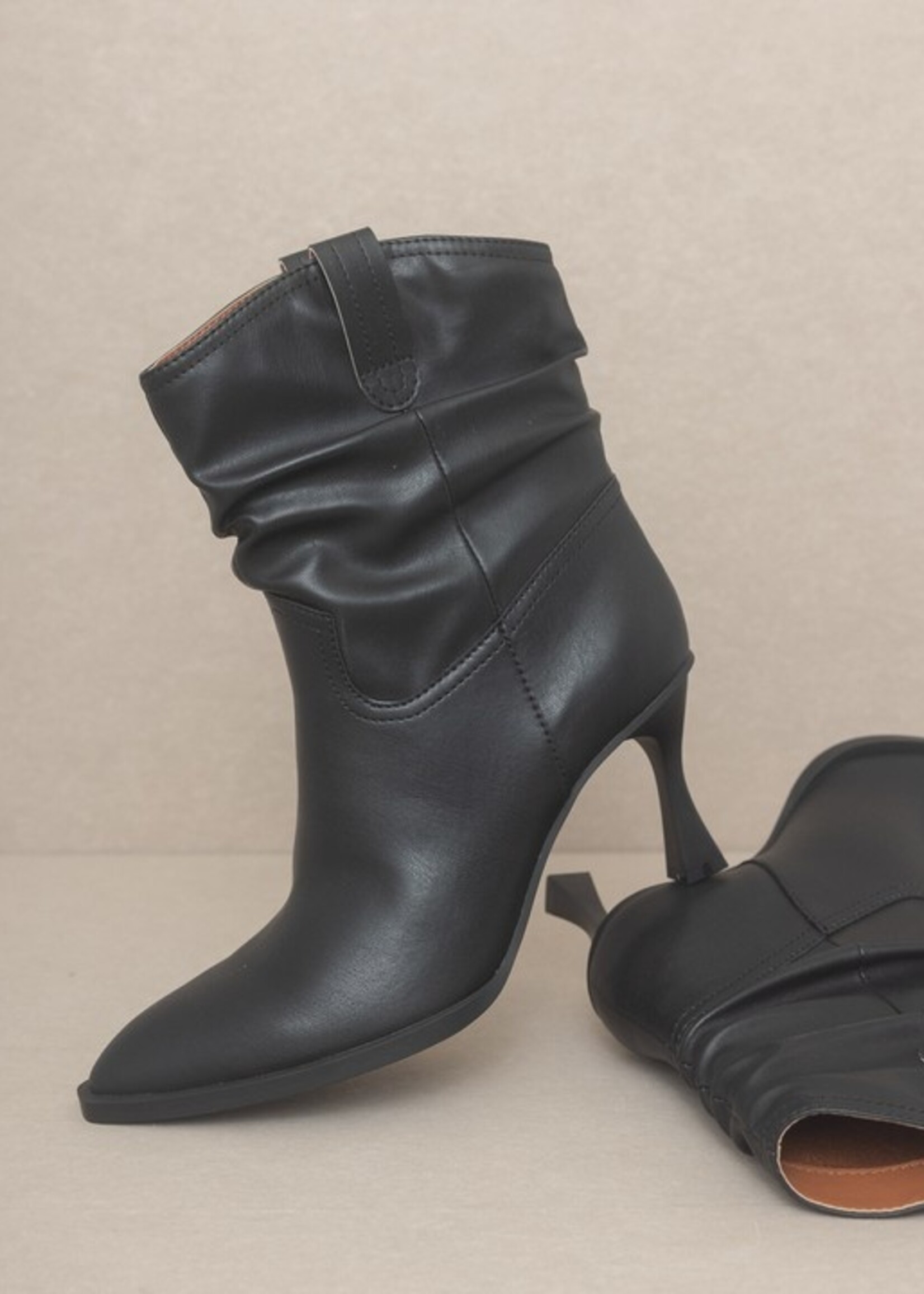 Western slouch bootie +2 colors