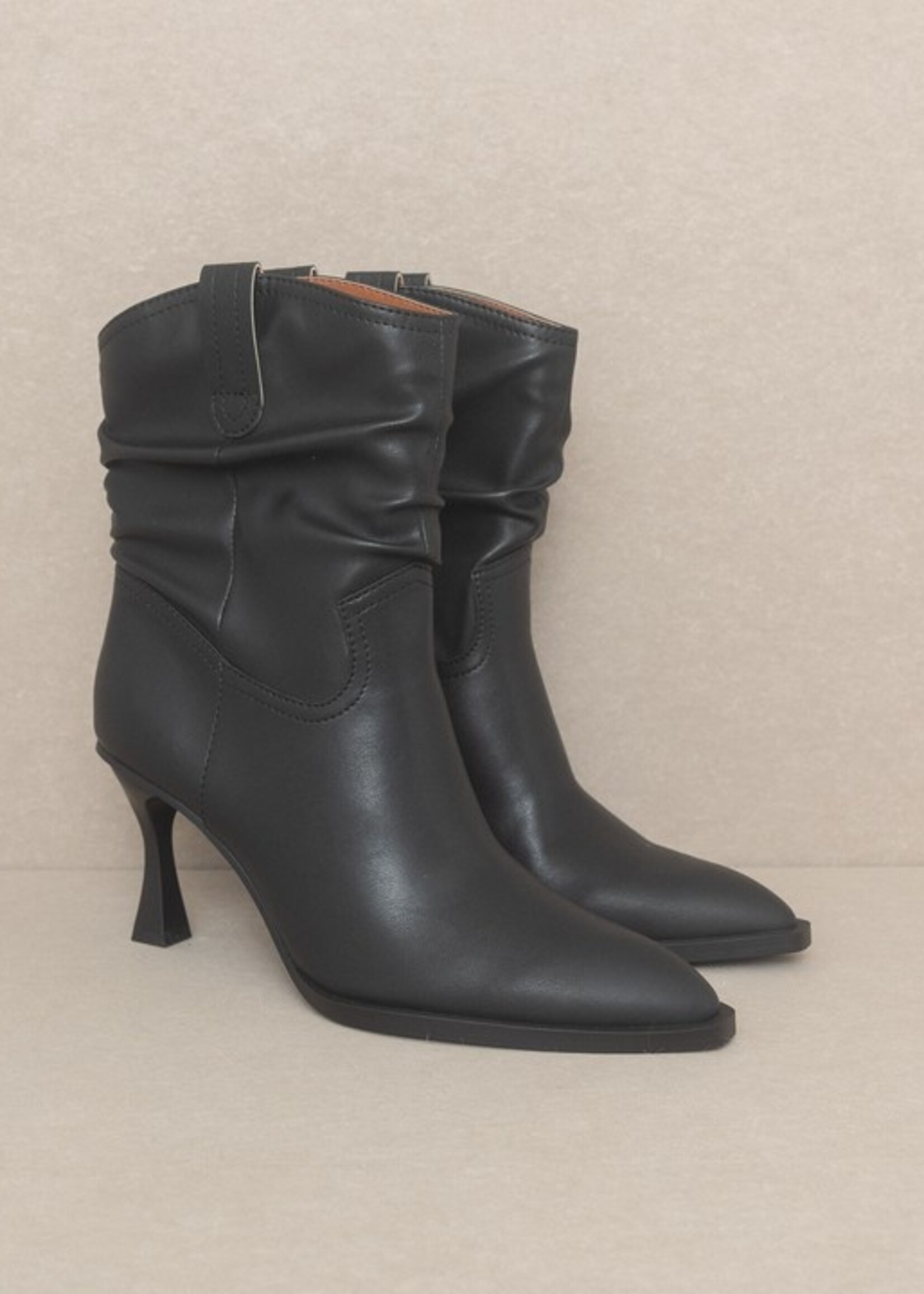 Western slouch bootie +2 colors