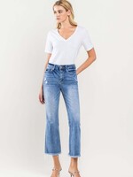 Frayed hem jean