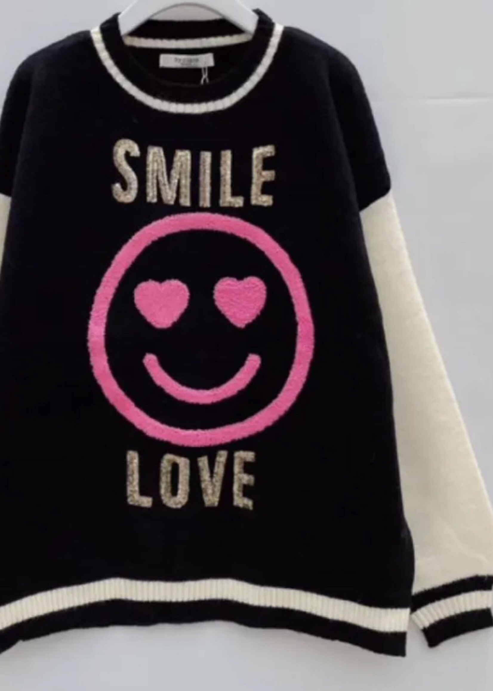 Smile love sweater +2 colors