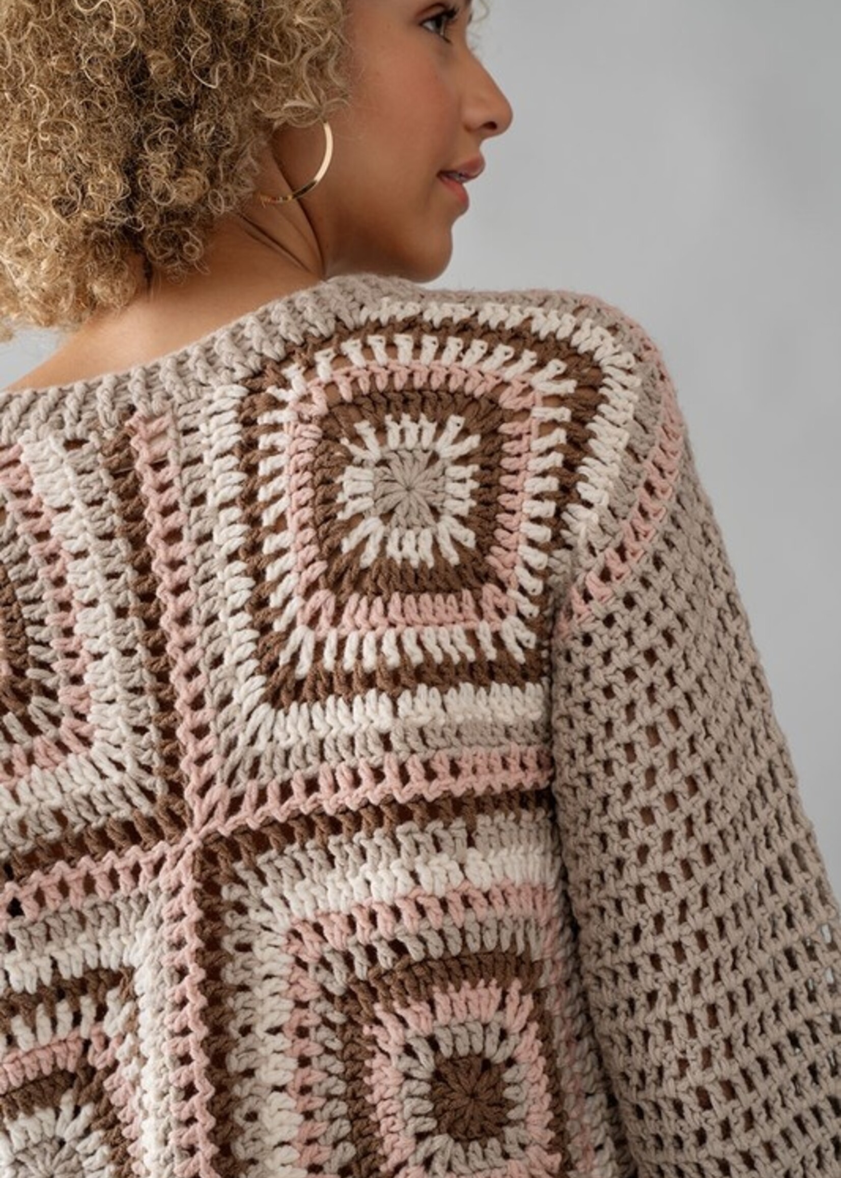 Multi crochet sweater