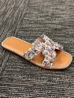 Rhinestone sandal +2 colors