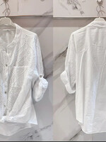 Eyelet blouse