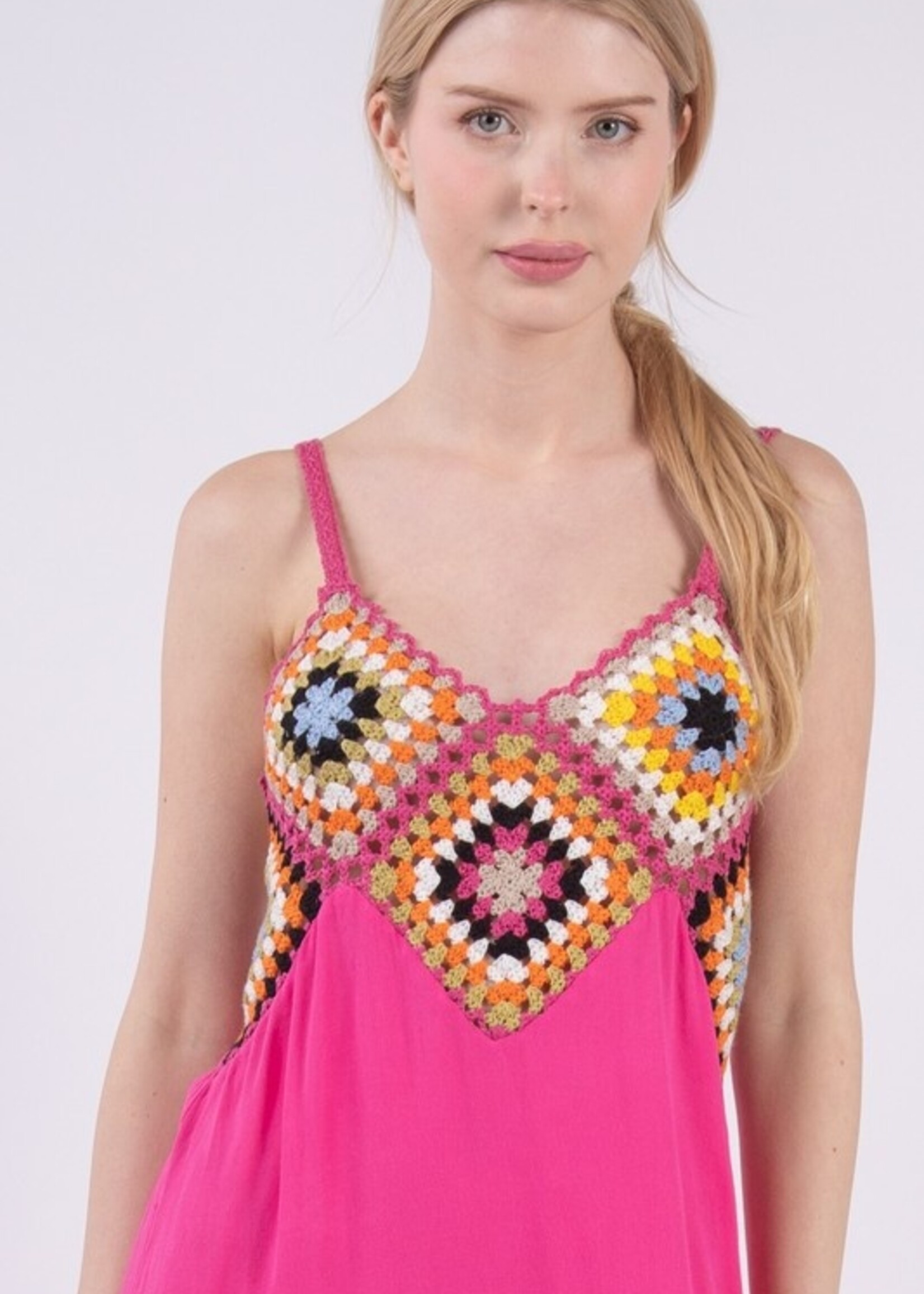 Crochet top dress