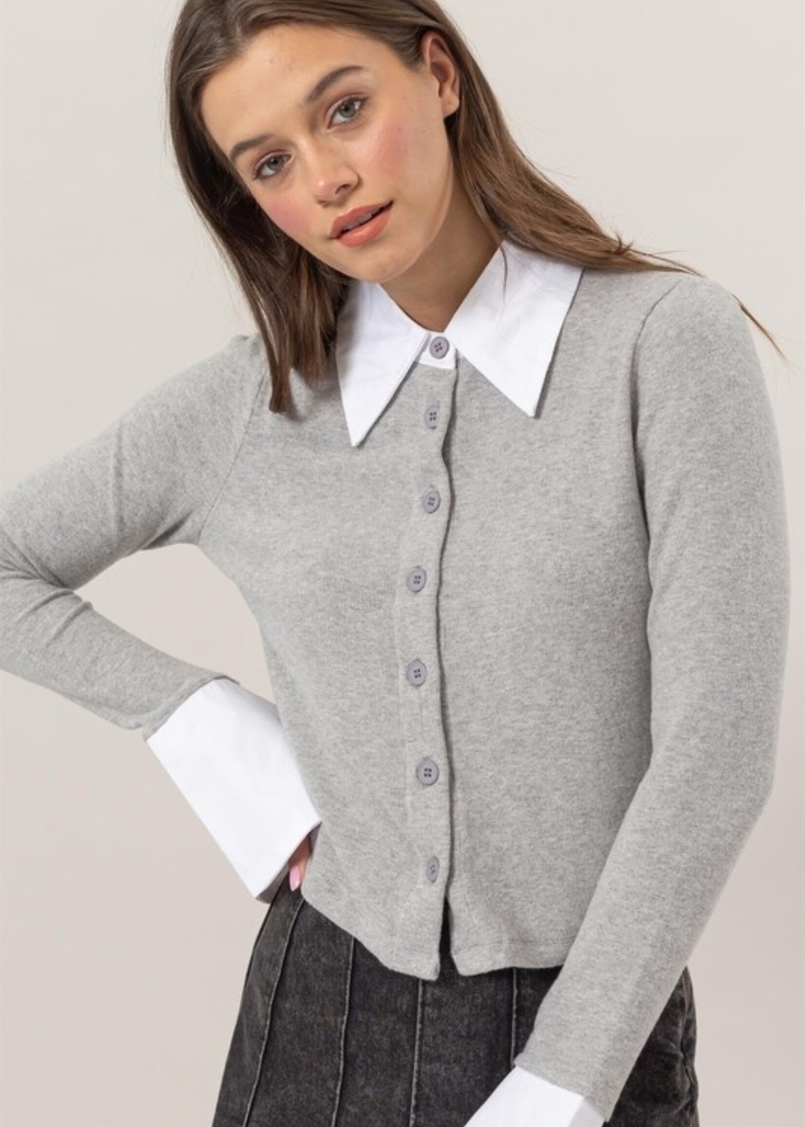 Sweater and blouse best sale