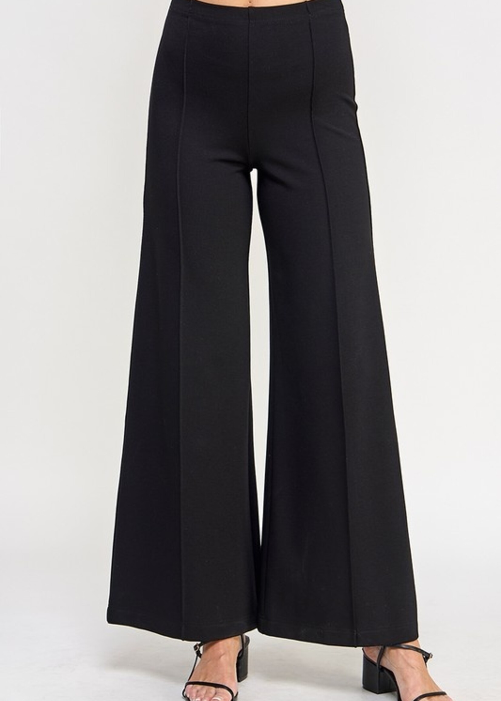 Ponte wide leg pant +2 colors