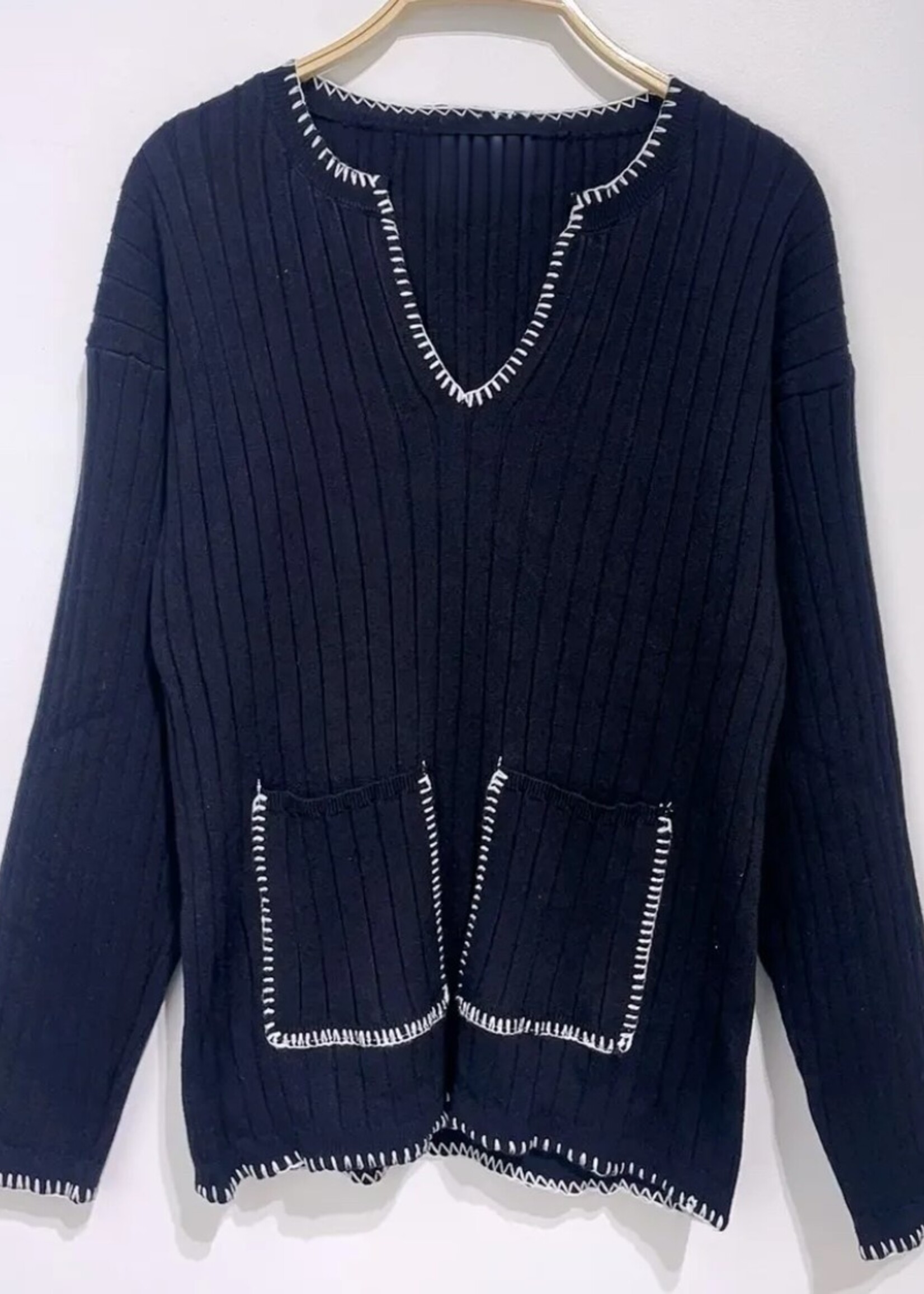 Two pocket sweater +2 colors