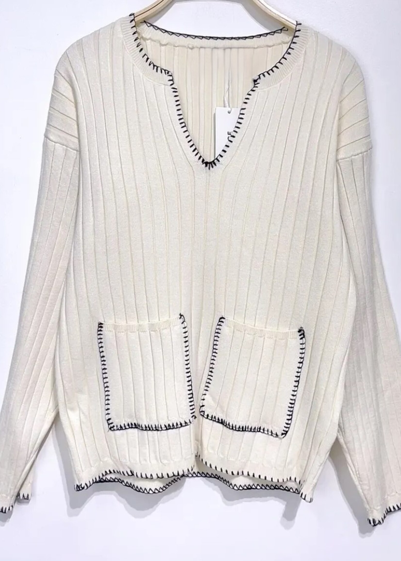 Two pocket sweater +2 colors