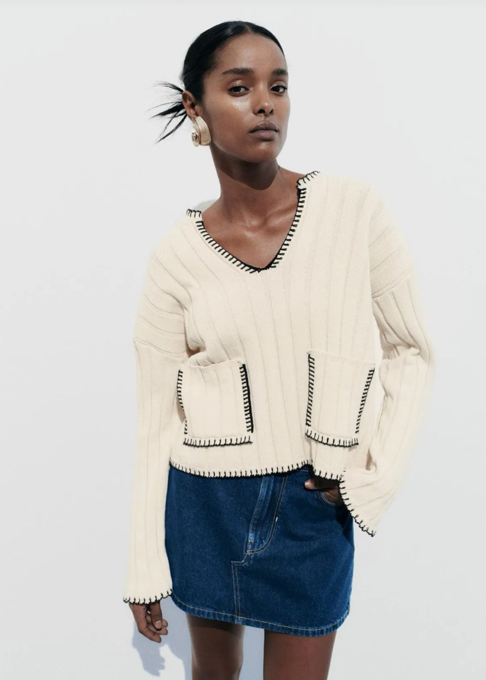 Two pocket sweater +2 colors