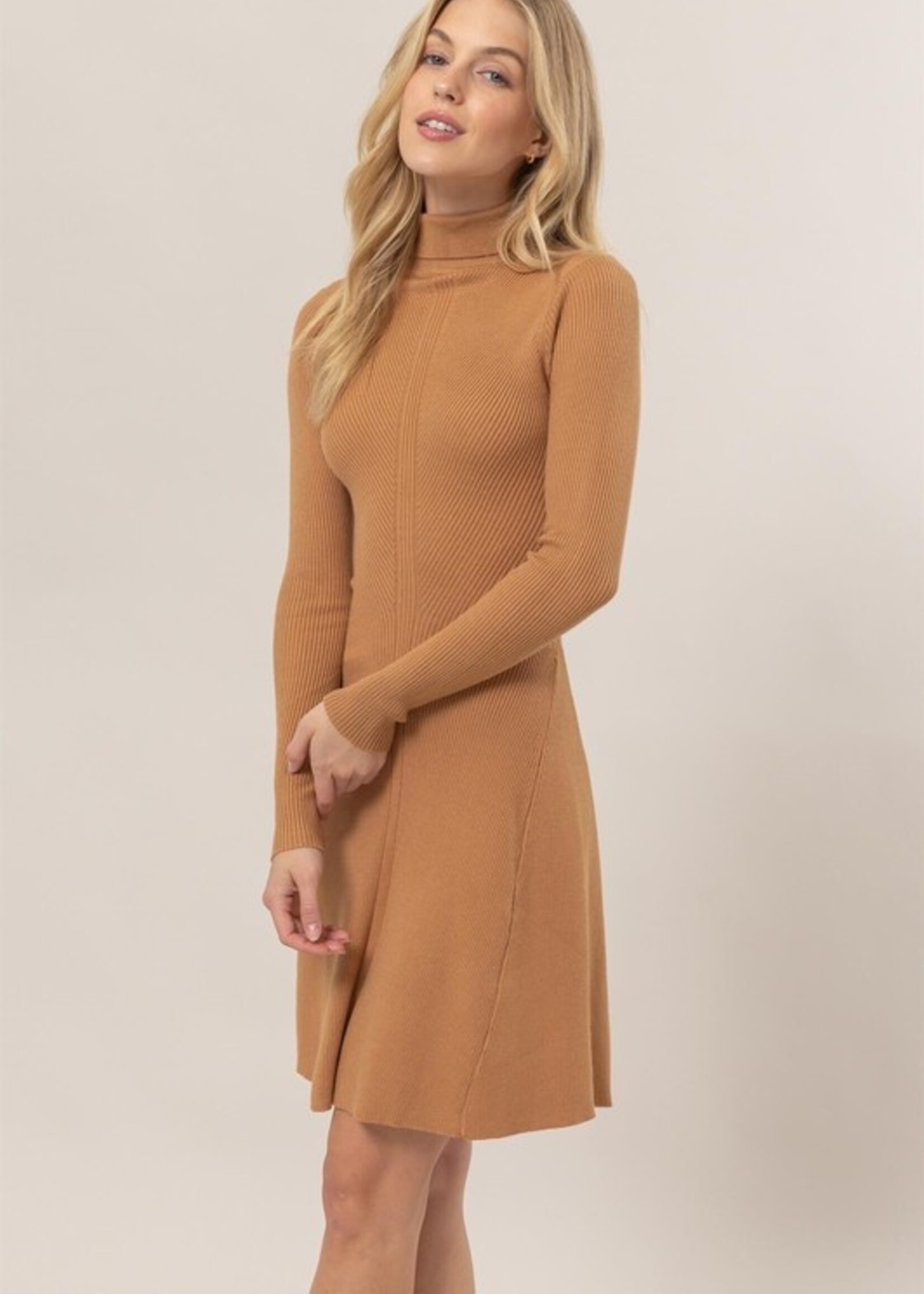 A line knit dress +2 colors