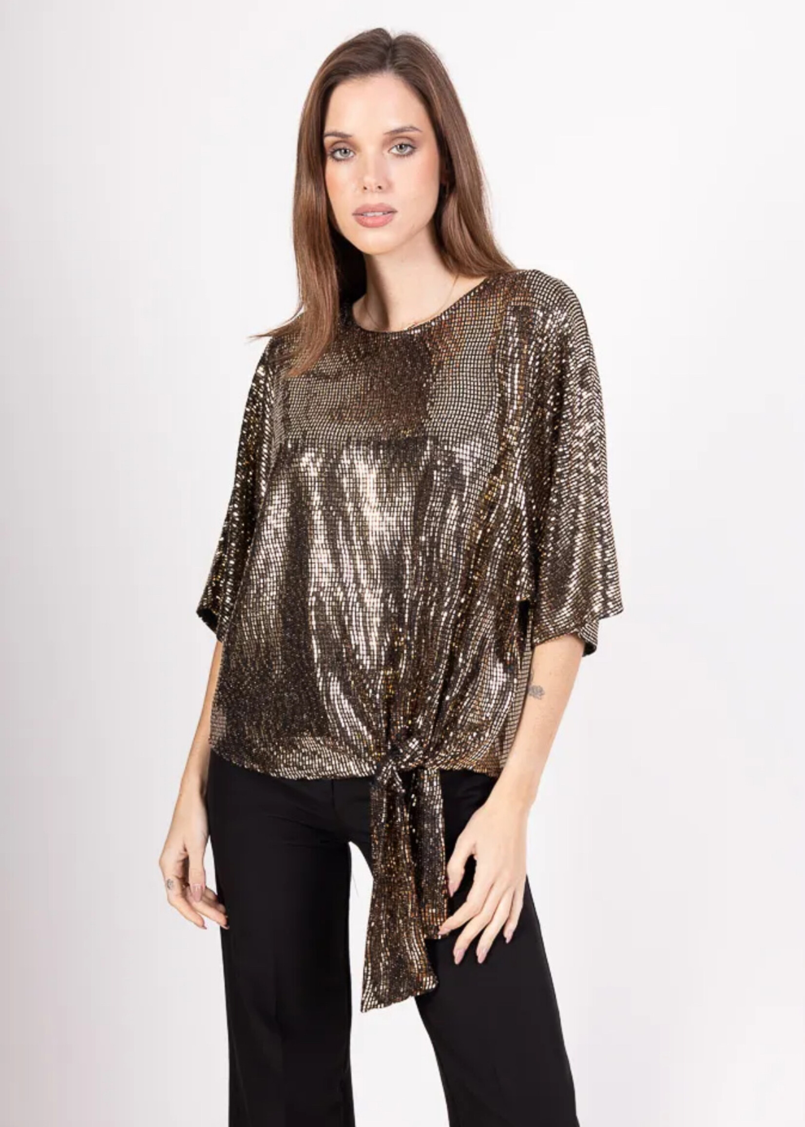 Colorful sequin top sale