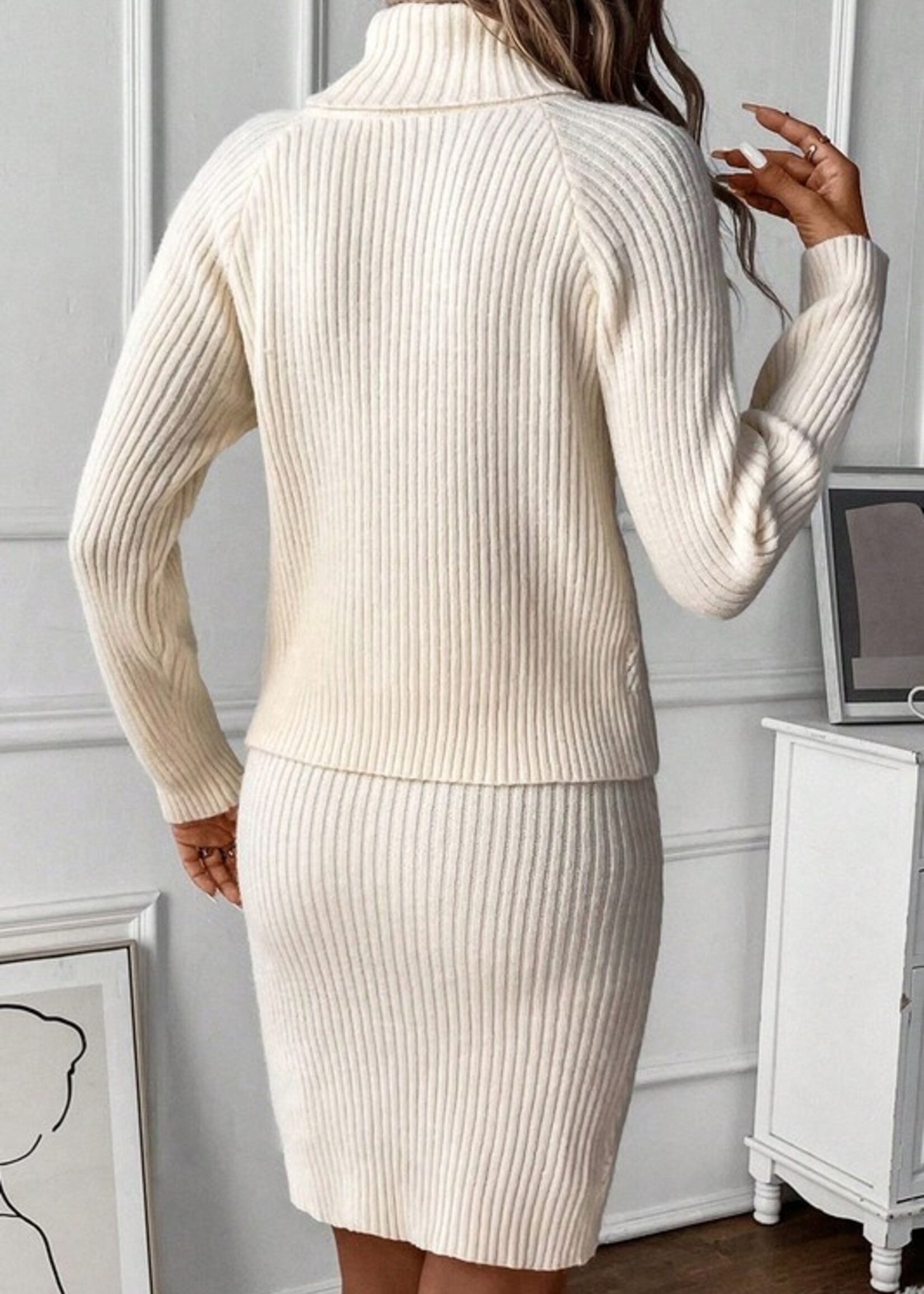 Skirt and sweater set
