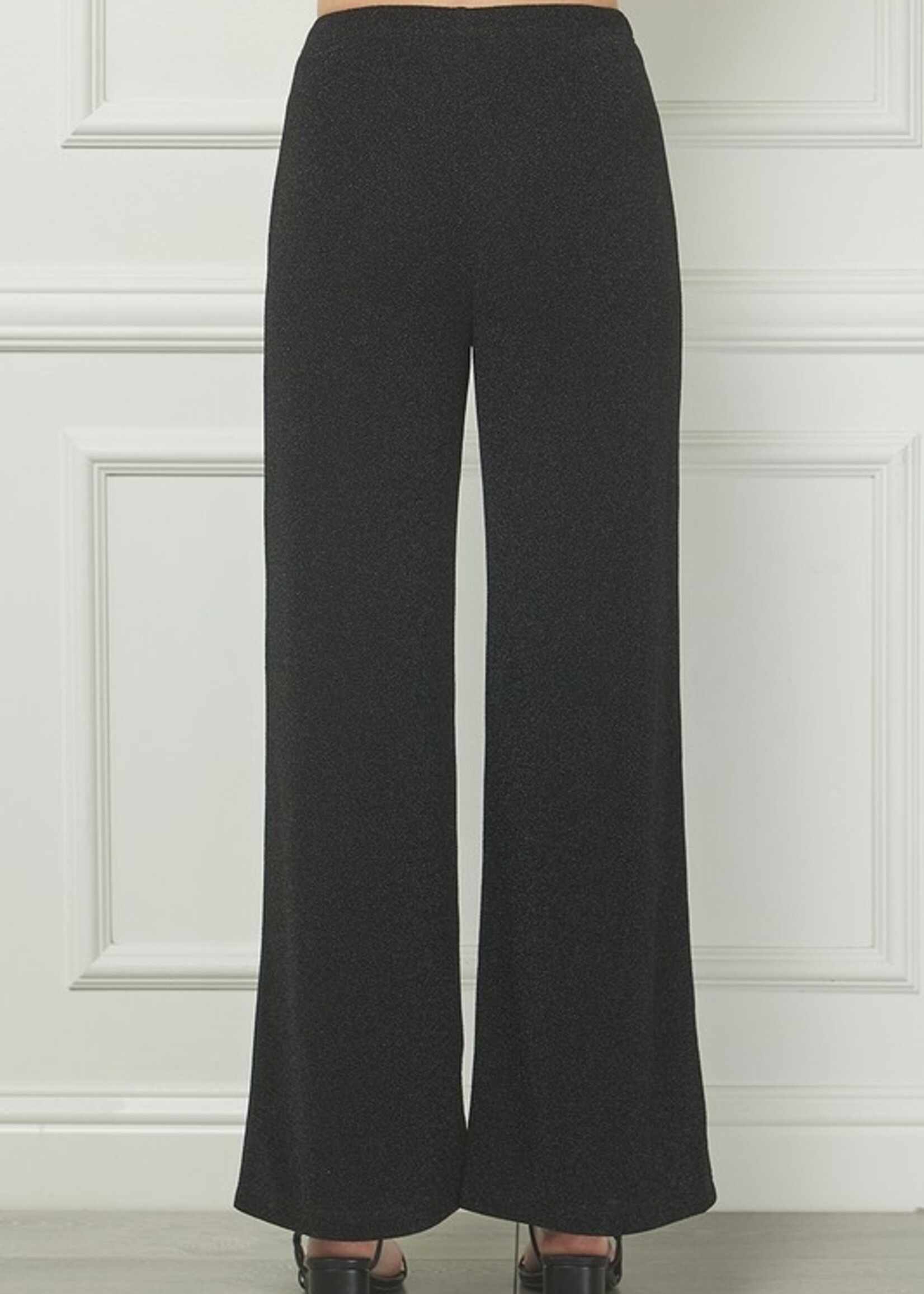 Lurex pintuck pant