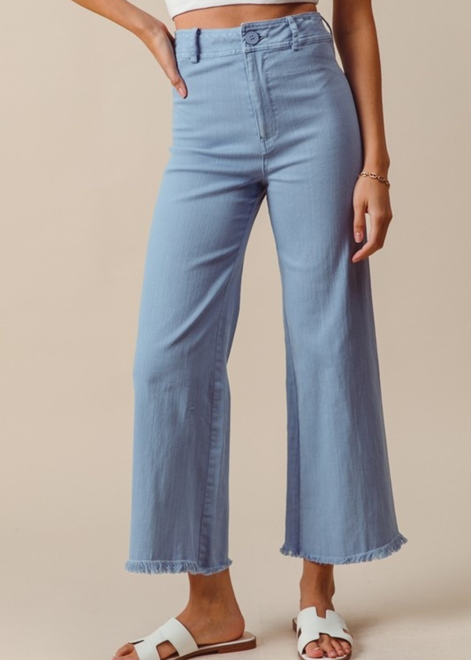 Fray hem wideleg