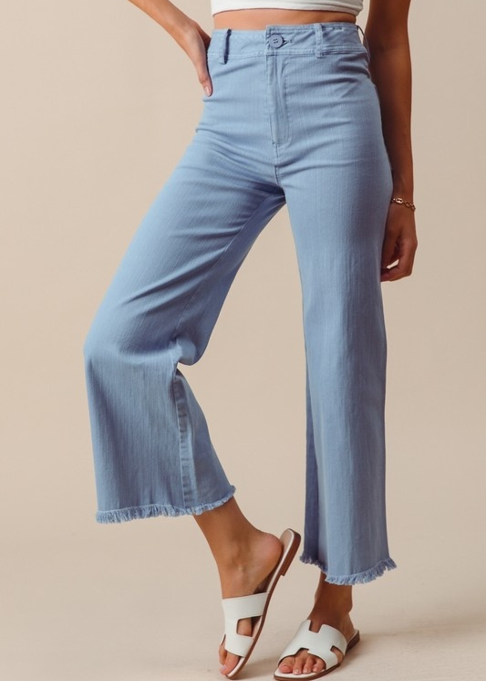 Fray hem wideleg