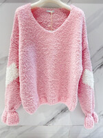 Heart sleeve sweater
