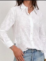 Embroidered button down