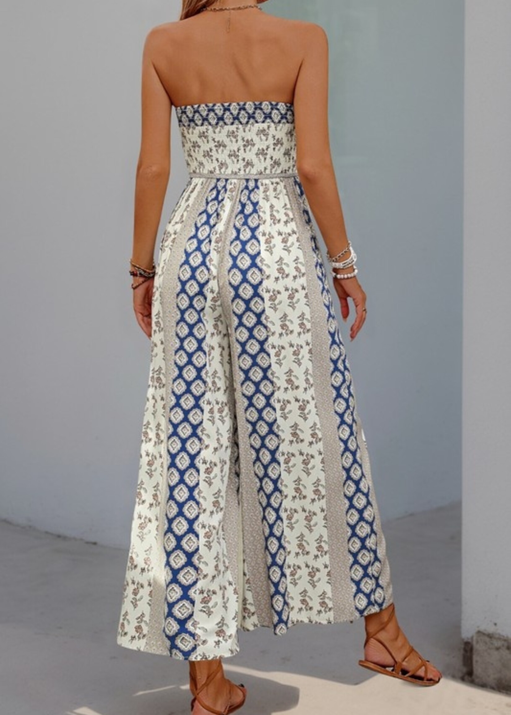 Patchwork jumpsuit +2 colors