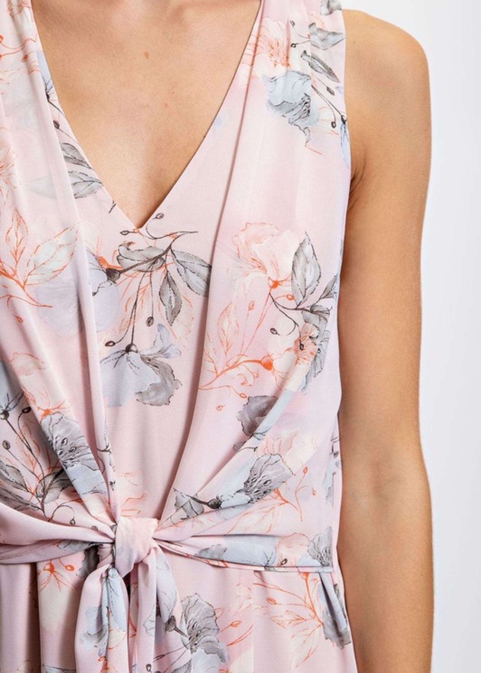Print midi dress