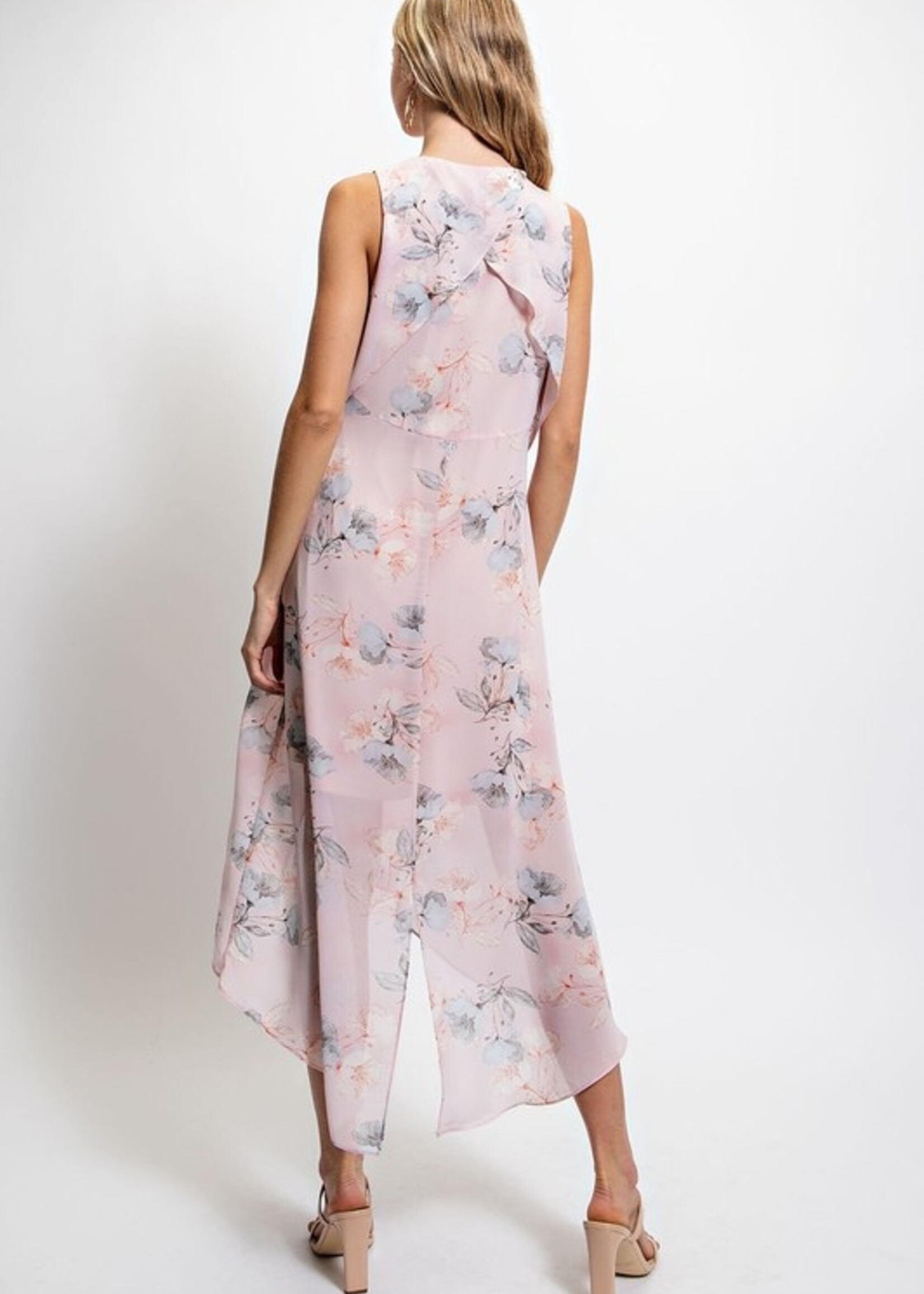 Print midi dress