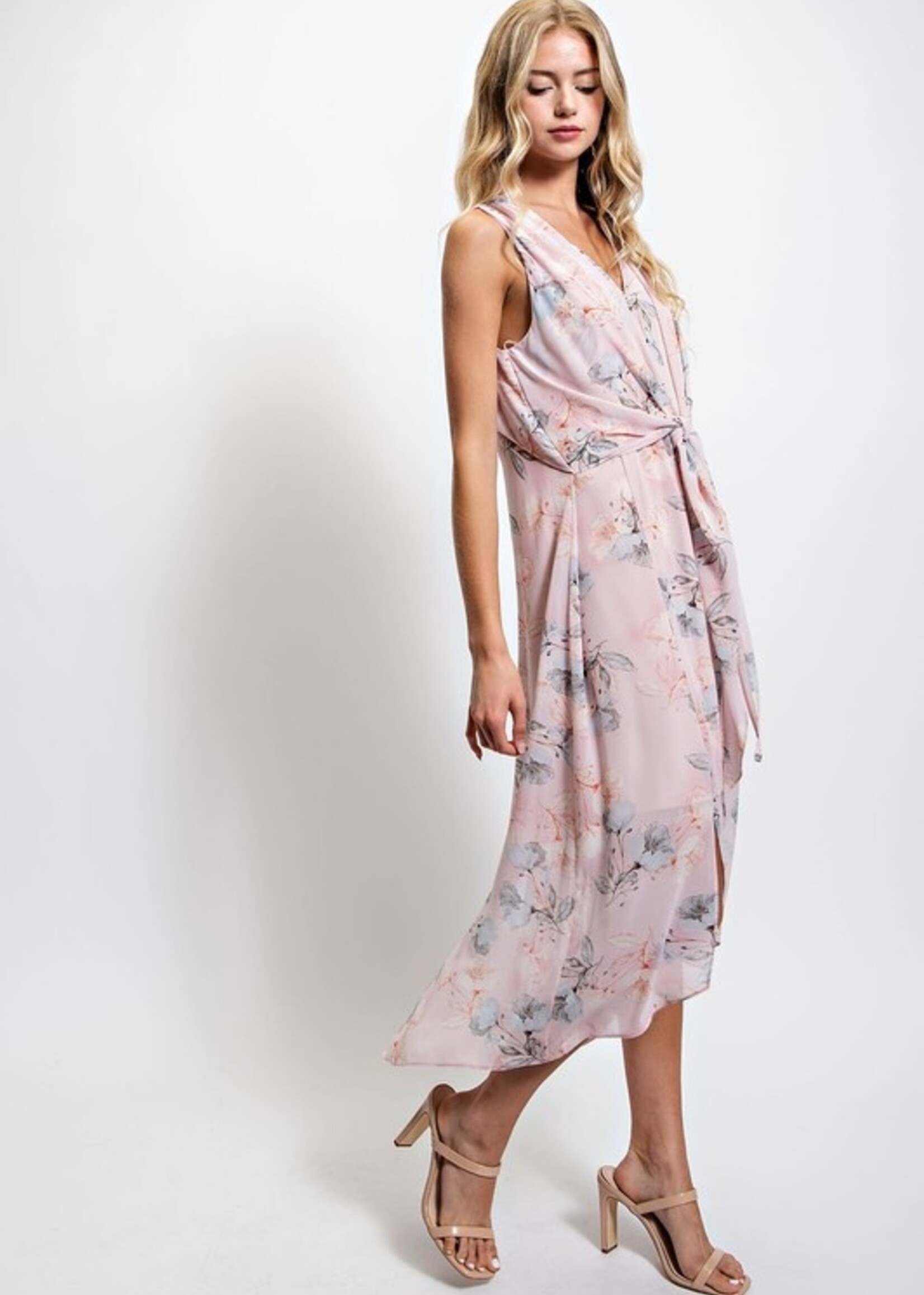 Print midi dress