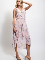 Print midi dress