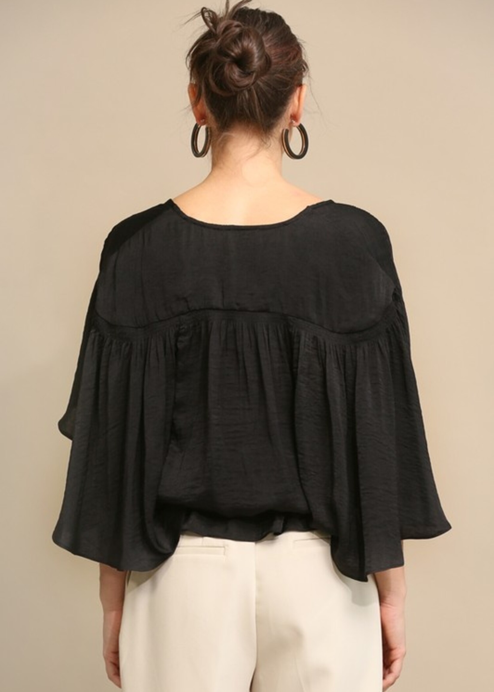 Cape blouse +2 colors