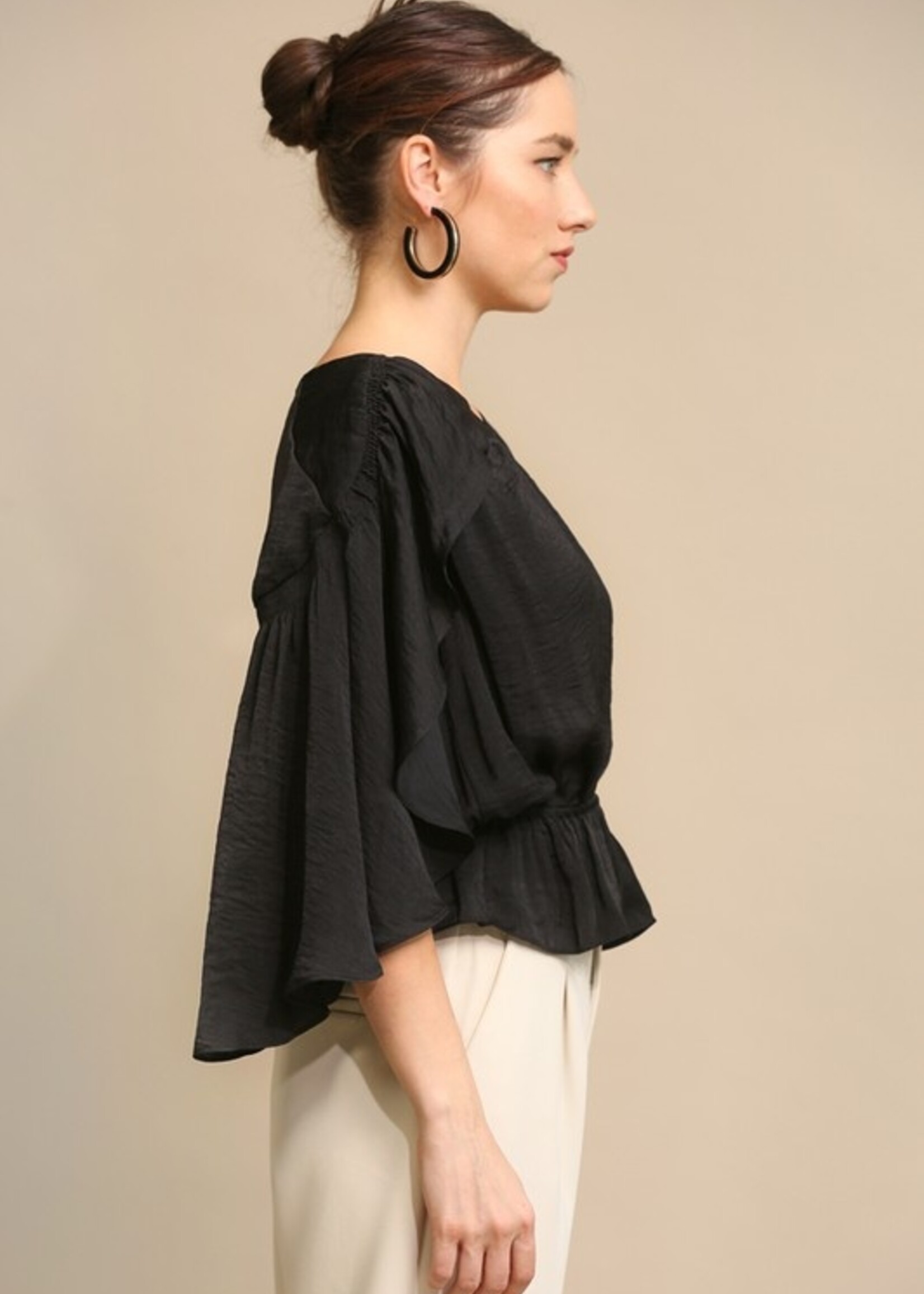 Cape blouse +2 colors