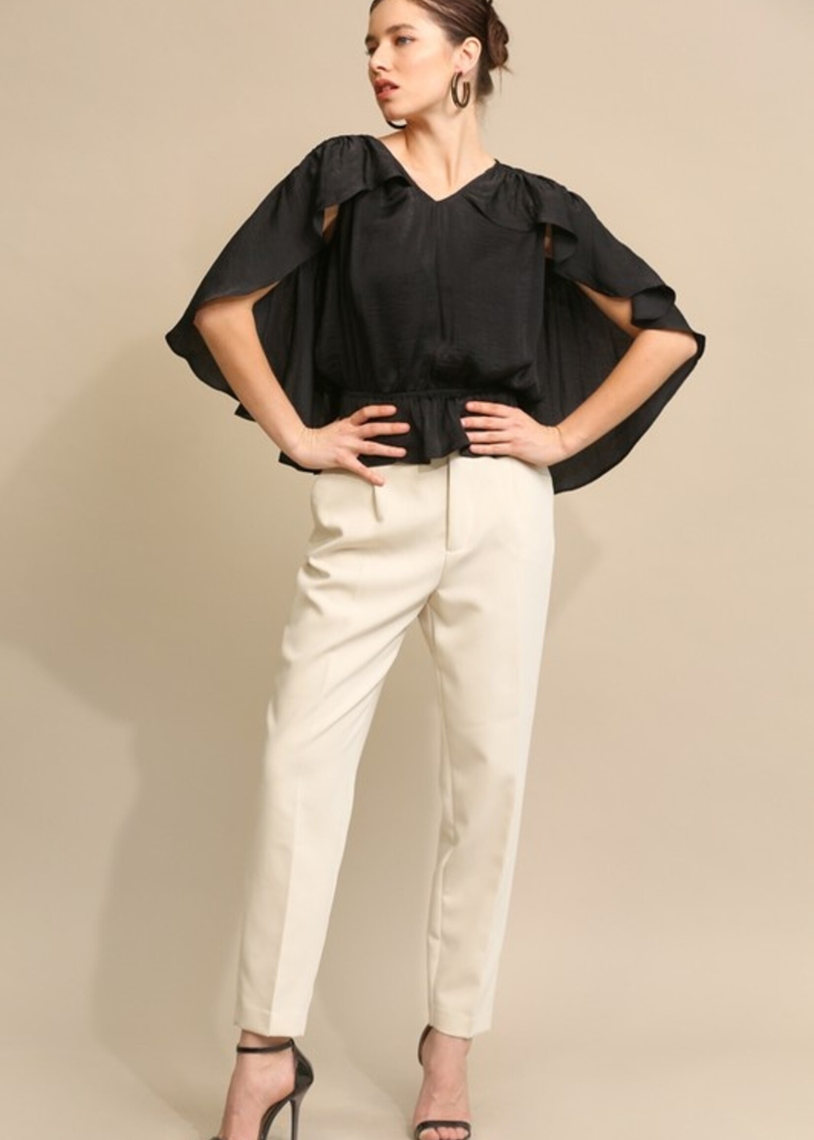 Cape blouse +2 colors