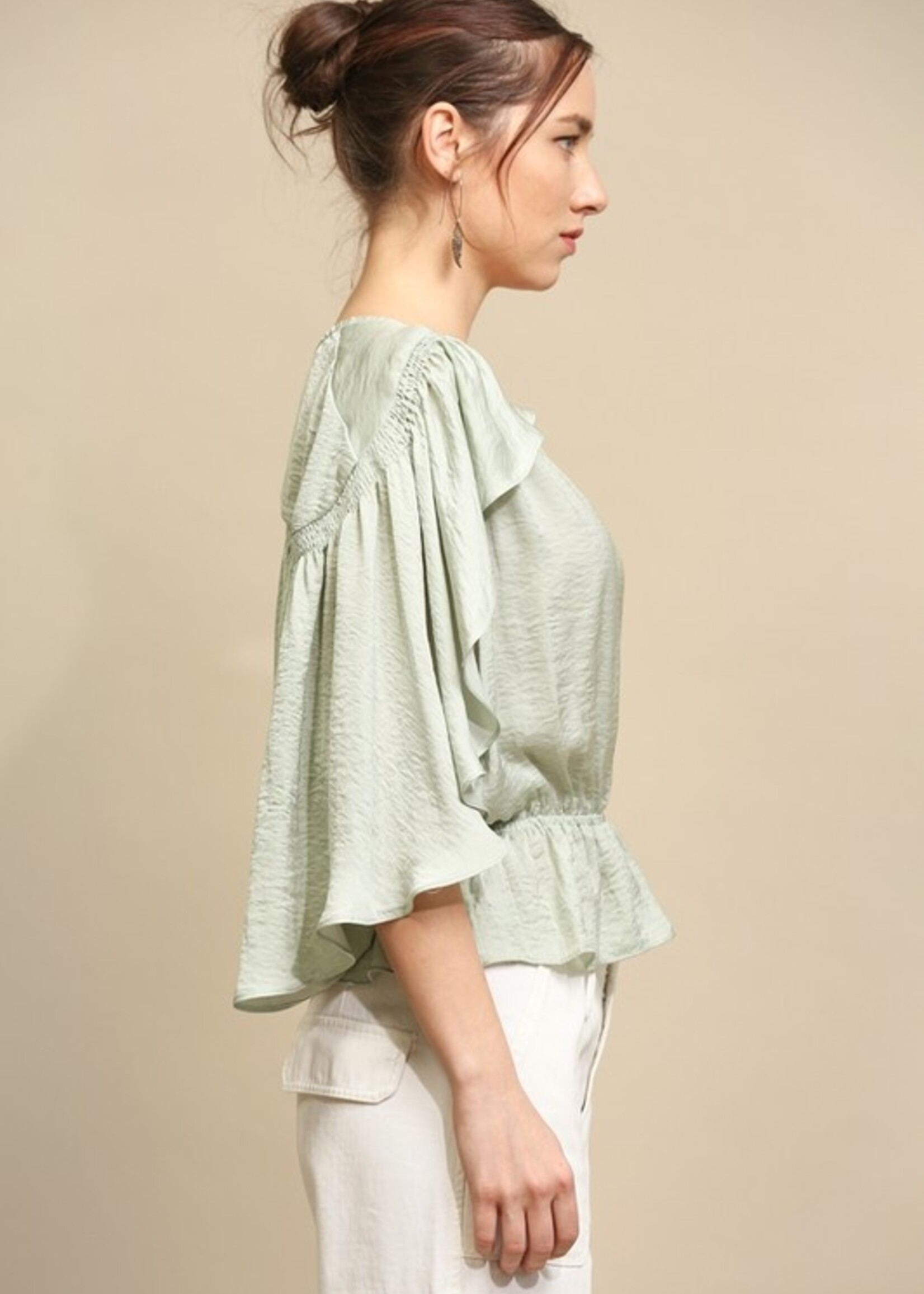 Cape blouse +2 colors