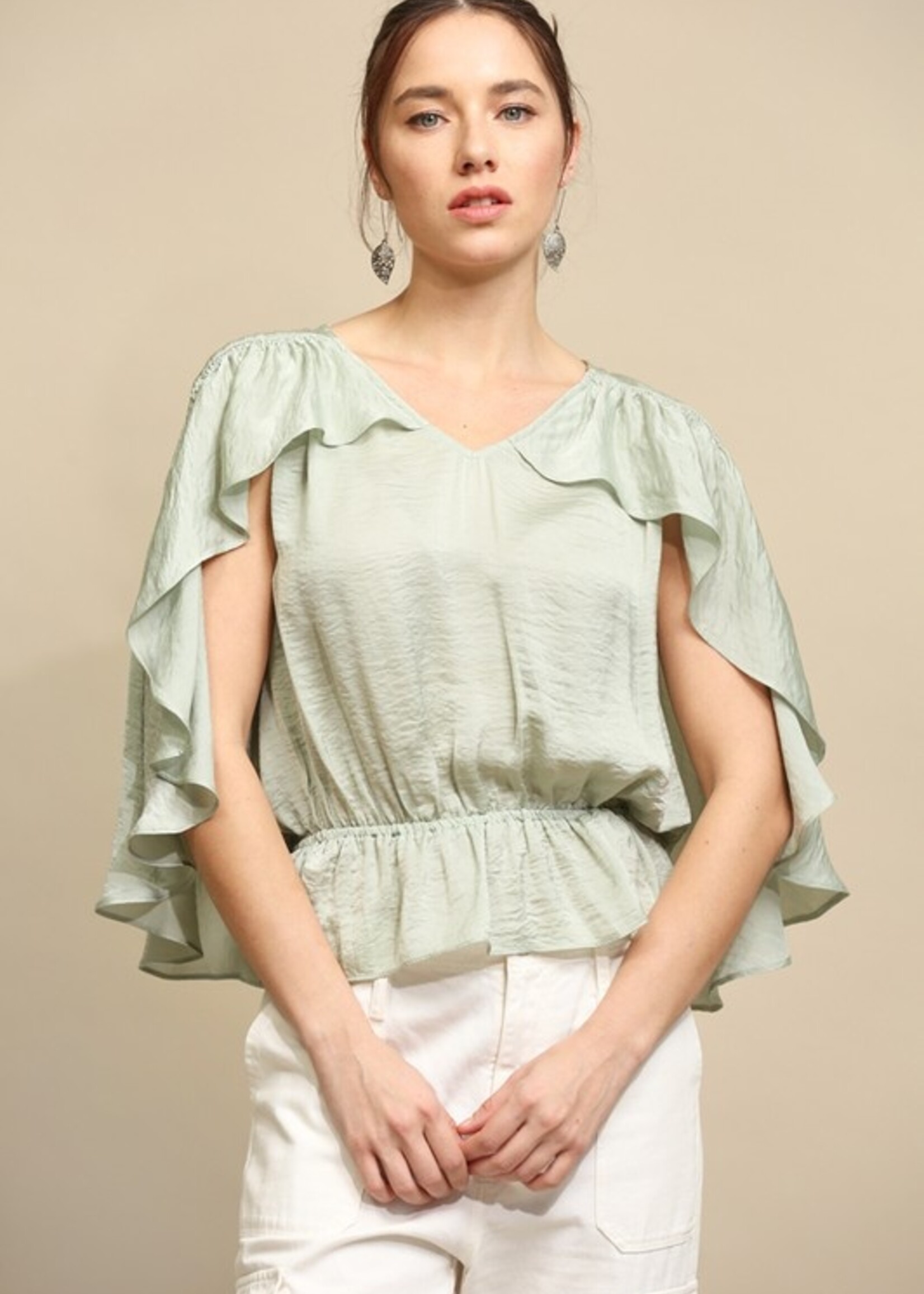 Cape blouse +2 colors