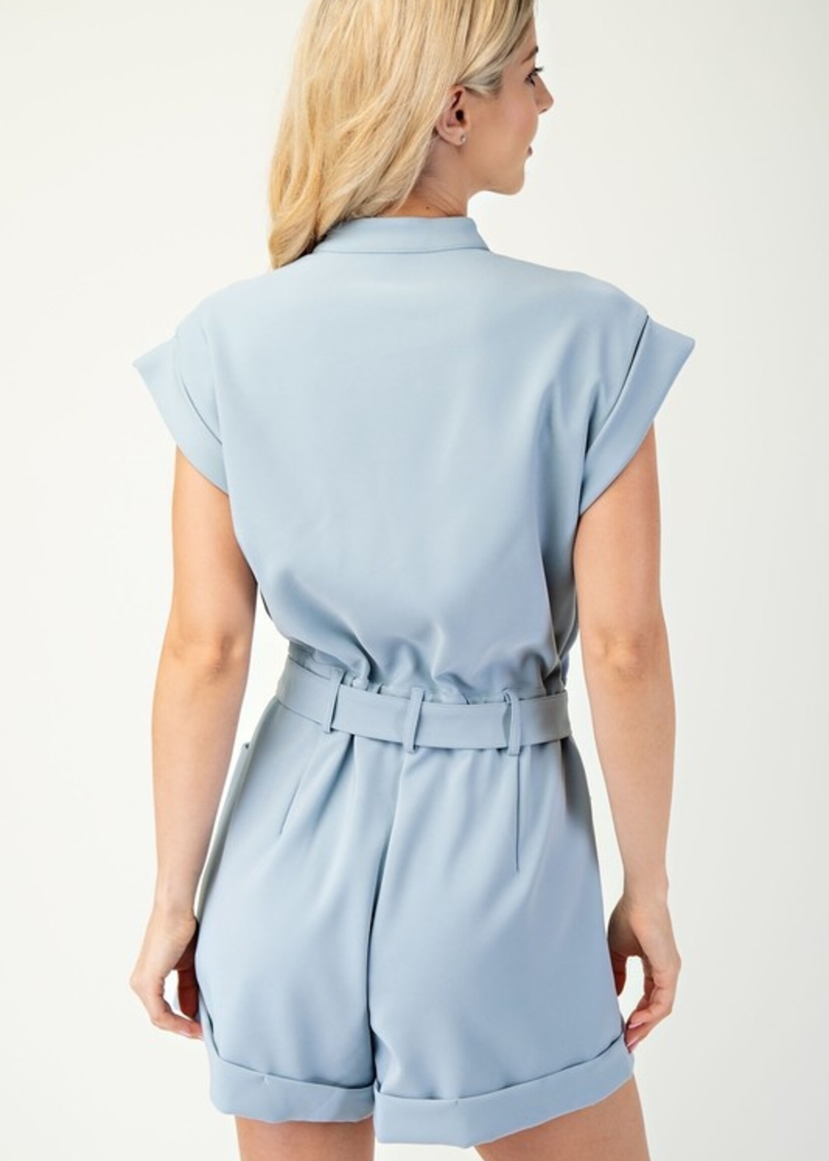 Belted romper