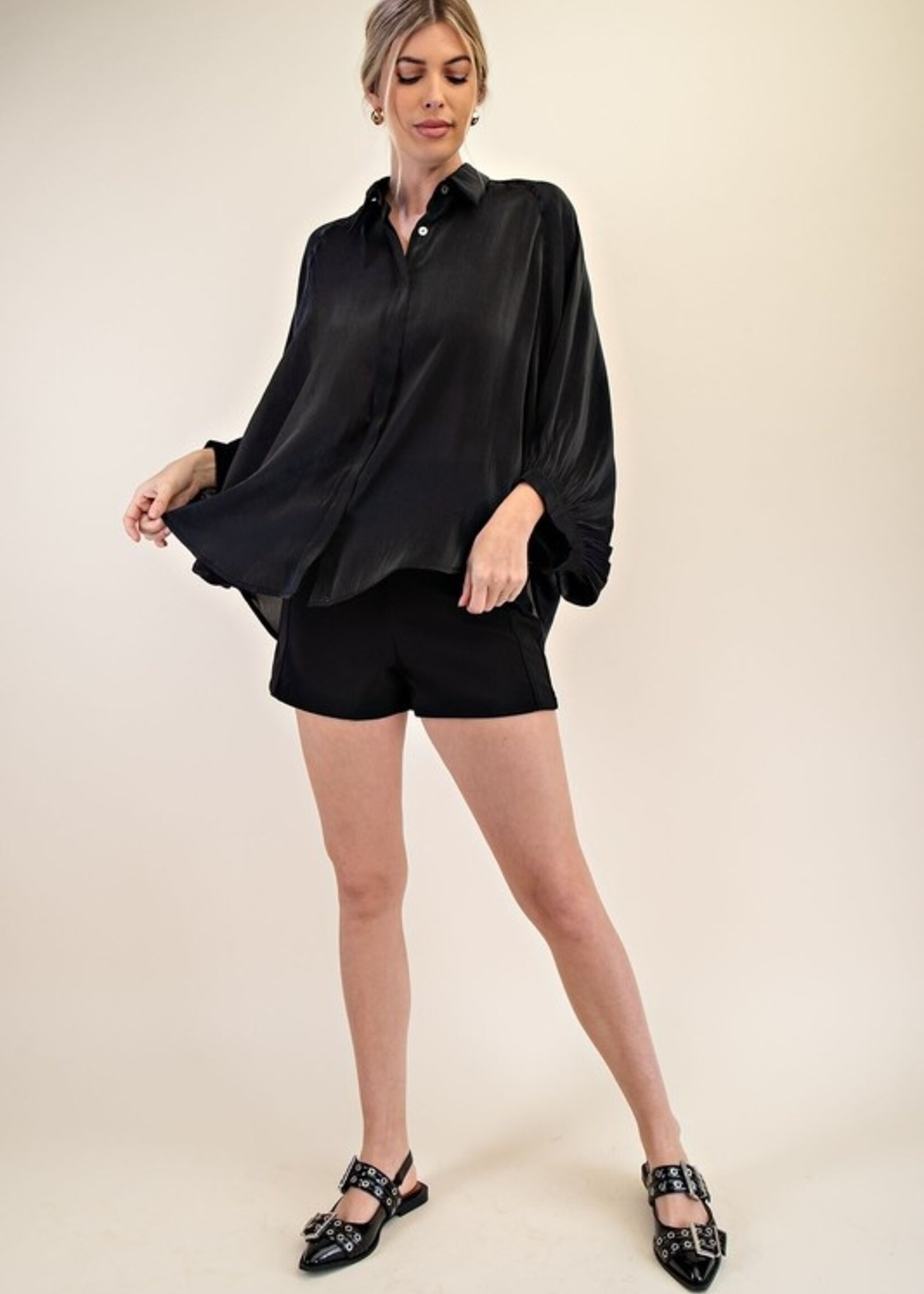 Wide sleeve blouse