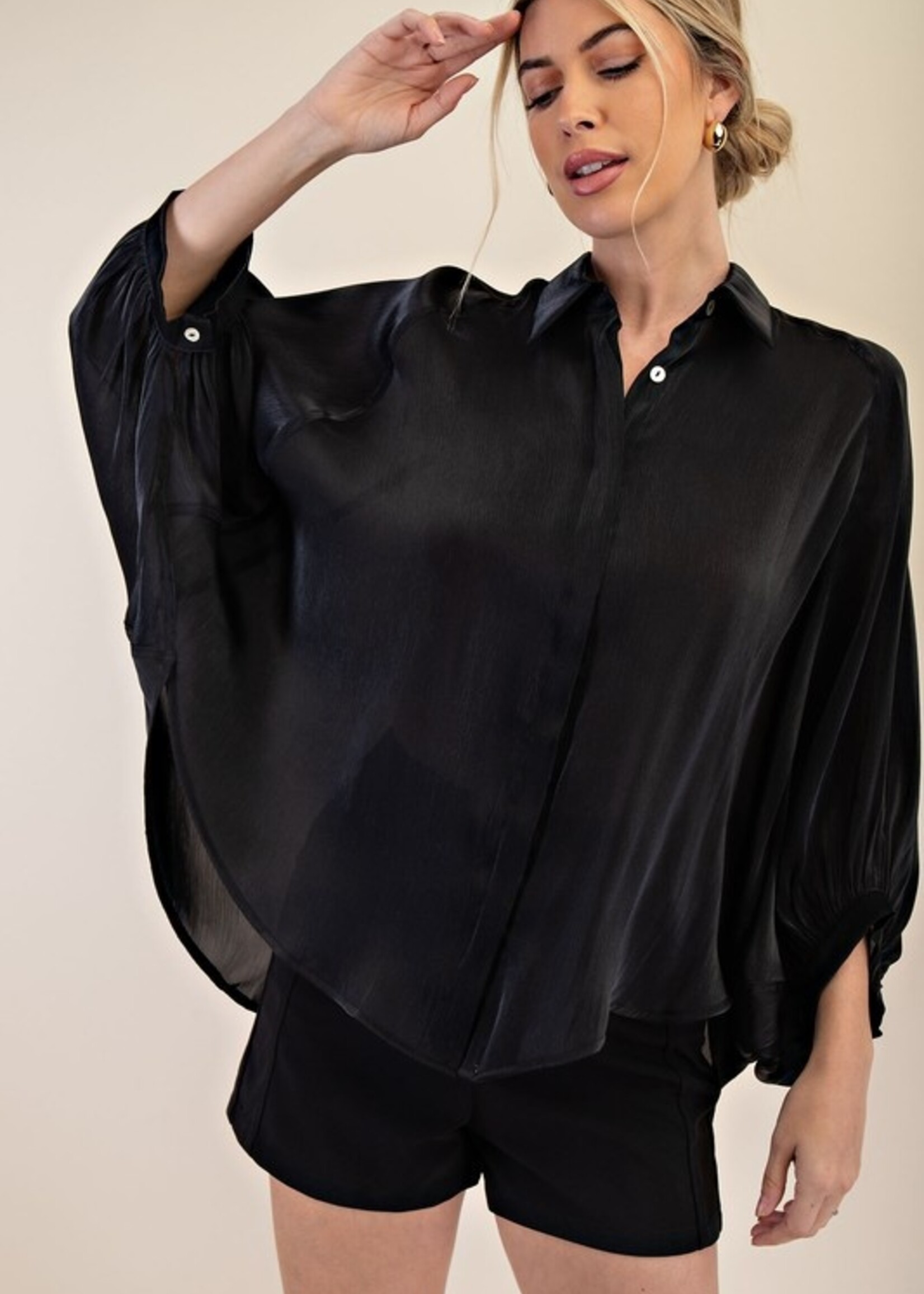 Wide sleeve blouse