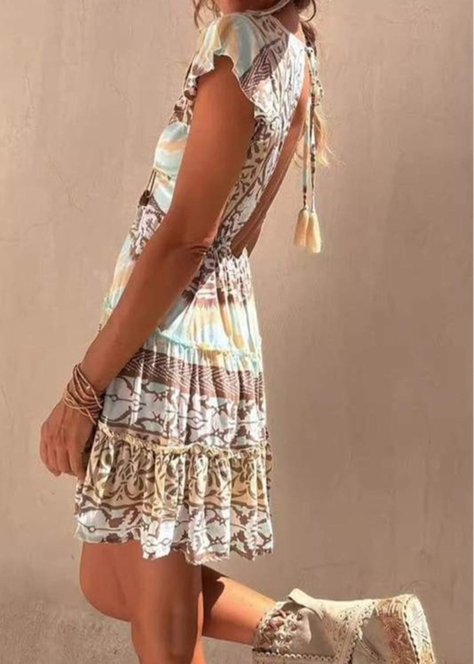 Boho mini dress